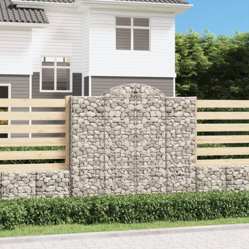 Íves horganyzott vas gabion kosár 200x30x180/200 cm