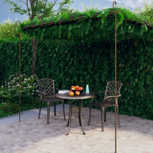 Antik barna vas kerti pergola 4 x 3 x 2,5 m